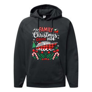 Family Christmas Cruise 2024 Family Matching Merry Christmas Performance Fleece Hoodie