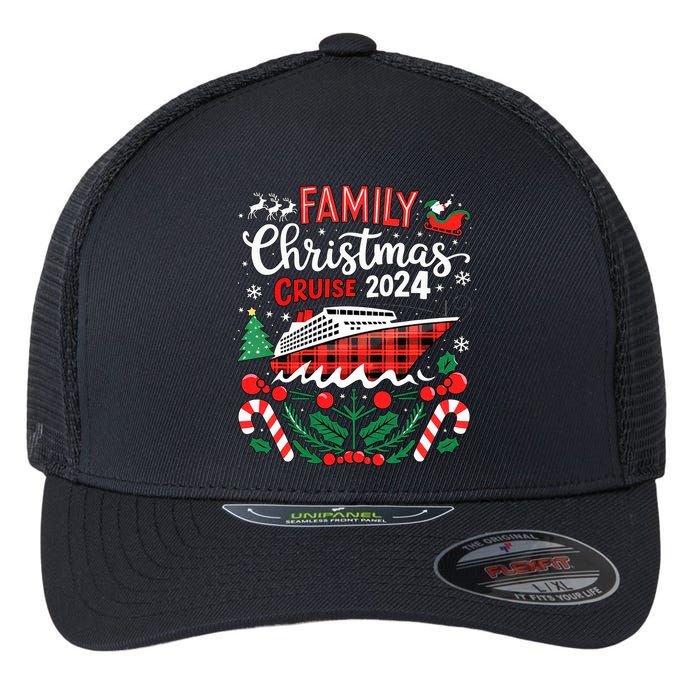 Family Christmas Cruise 2024 Family Matching Merry Christmas Flexfit Unipanel Trucker Cap