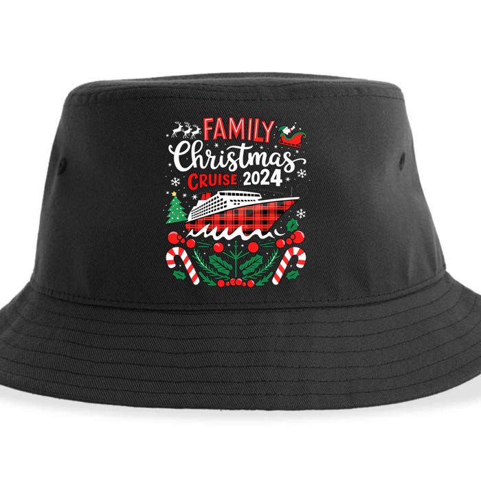 Family Christmas Cruise 2024 Family Matching Merry Christmas Sustainable Bucket Hat