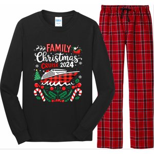 Family Christmas Cruise 2024 Family Matching Merry Christmas Long Sleeve Pajama Set