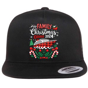 Family Christmas Cruise 2024 Family Matching Merry Christmas Flat Bill Trucker Hat