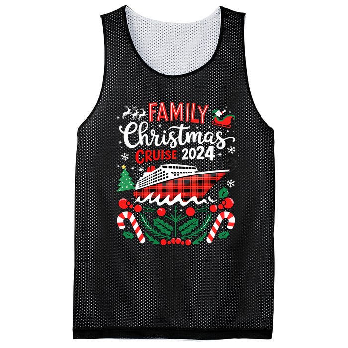 Family Christmas Cruise 2024 Family Matching Merry Christmas Mesh Reversible Basketball Jersey Tank