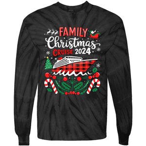 Family Christmas Cruise 2024 Family Matching Merry Christmas Tie-Dye Long Sleeve Shirt