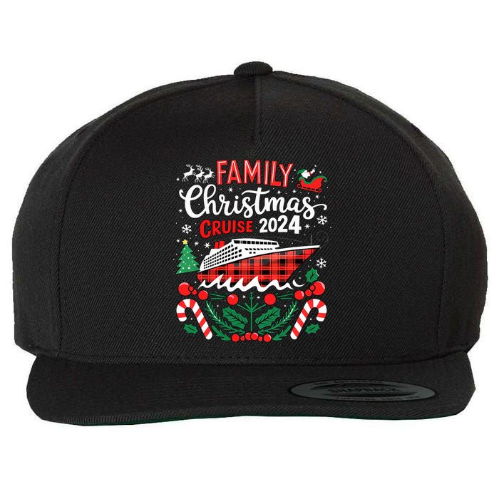 Family Christmas Cruise 2024 Family Matching Merry Christmas Wool Snapback Cap