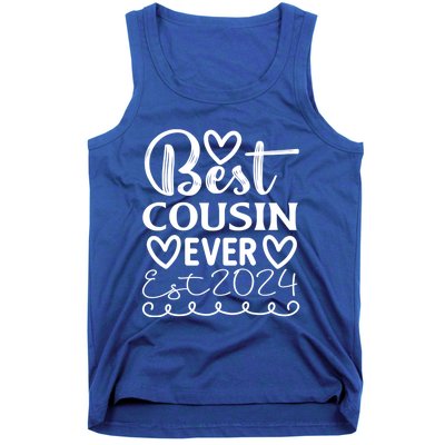 Funny Cousin Crew Matching Fam Best Cousin Since 2024 Family Gift Tank Top