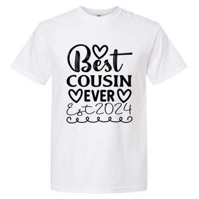 Funny Cousin Crew Matching Fam Best Cousin Since 2024 Family Gift Garment-Dyed Heavyweight T-Shirt