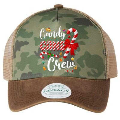 Funny Candy Cane Crew Christmas Sweet Candy Light Lover Legacy Tie Dye Trucker Hat