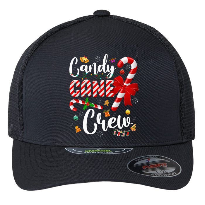 Funny Candy Cane Crew Christmas Sweet Candy Light Lover Flexfit Unipanel Trucker Cap