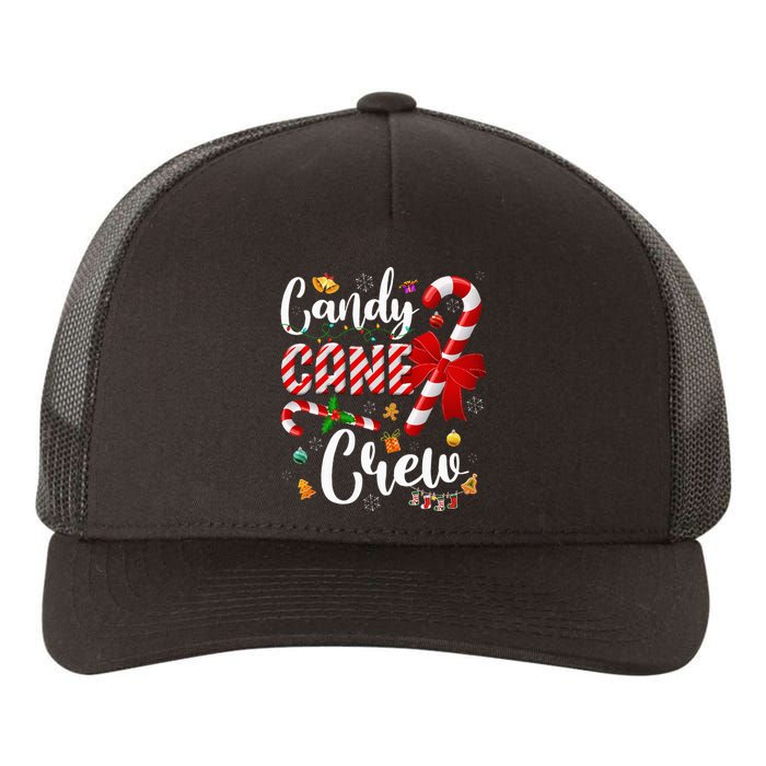 Funny Candy Cane Crew Christmas Sweet Candy Light Lover Yupoong Adult 5-Panel Trucker Hat