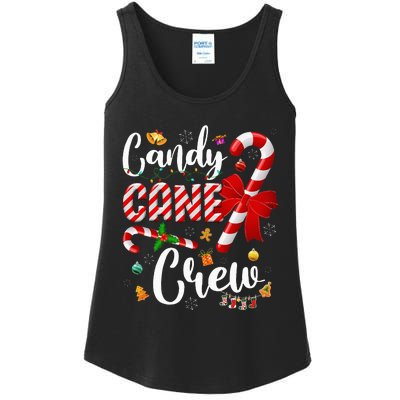 Funny Candy Cane Crew Christmas Sweet Candy Light Lover Ladies Essential Tank