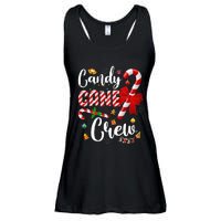 Funny Candy Cane Crew Christmas Sweet Candy Light Lover Ladies Essential Flowy Tank