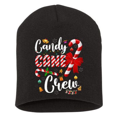 Funny Candy Cane Crew Christmas Sweet Candy Light Lover Short Acrylic Beanie