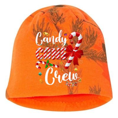 Funny Candy Cane Crew Christmas Sweet Candy Light Lover Kati - Camo Knit Beanie