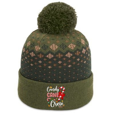 Funny Candy Cane Crew Christmas Sweet Candy Light Lover The Baniff Cuffed Pom Beanie