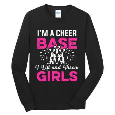 Funny Cheer Cheerleader Cheerleading Squad Coach Team Flyer Tall Long Sleeve T-Shirt