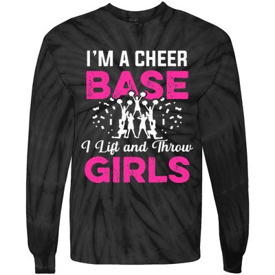 Funny Cheer Cheerleader Cheerleading Squad Coach Team Flyer Tie-Dye Long Sleeve Shirt