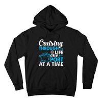 Funny Cruise Cruising Through Life One Port at a Time Hoodie