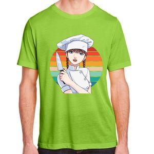 Female Cook Culinary Kitchen Chef Cooking Gourmet Gift Adult ChromaSoft Performance T-Shirt