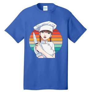 Female Cook Culinary Kitchen Chef Cooking Gourmet Gift Tall T-Shirt