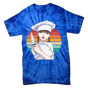 Female Cook Culinary Kitchen Chef Cooking Gourmet Gift Tie-Dye T-Shirt