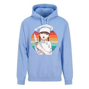 Female Cook Culinary Kitchen Chef Cooking Gourmet Gift Unisex Surf Hoodie