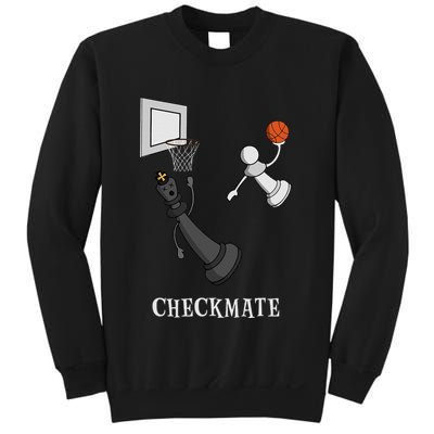 Funny Checkmate Chess Basketball Game Board King Pawn Piece Sweatshirt