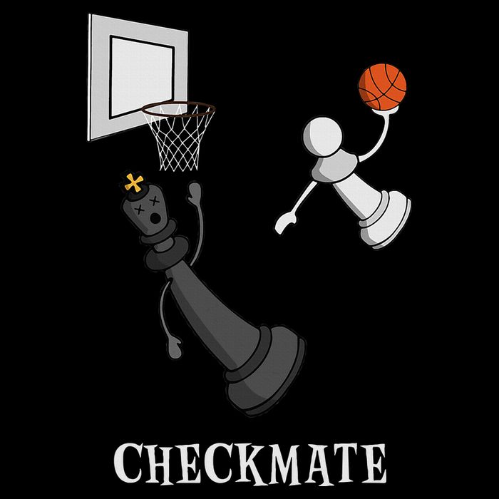 Funny Checkmate Chess Basketball Game Board King Pawn Piece Impact Tech Backpack
