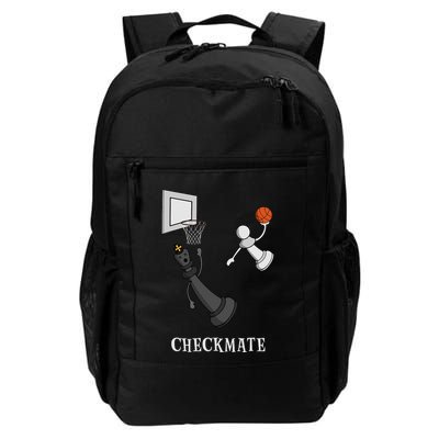 Funny Checkmate Chess Basketball Game Board King Pawn Piece Backpack
