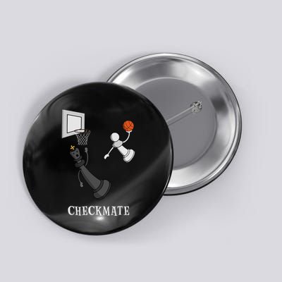 Funny Checkmate Chess Basketball Game Board King Pawn Piece Button