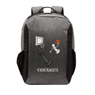 Funny Checkmate Chess Basketball Game Board King Pawn Piece Vector Backpack