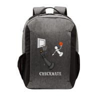 Funny Checkmate Chess Basketball Game Board King Pawn Piece Vector Backpack