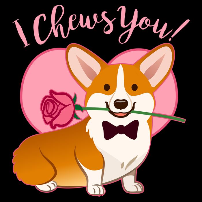 Funny Cute Corgi Valentine I Chews You Impact Tech Backpack