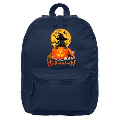 Funny Cane Corso Dog Spooky Halloween 16 in Basic Backpack