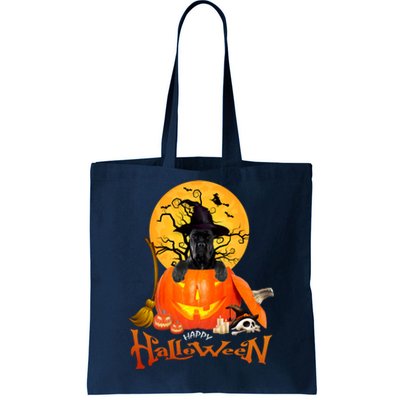 Funny Cane Corso Dog Spooky Halloween Tote Bag