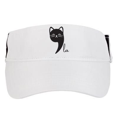 Funny Cat Comma La Kamala Harris For President 2024 Election Adult Drive Performance Visor