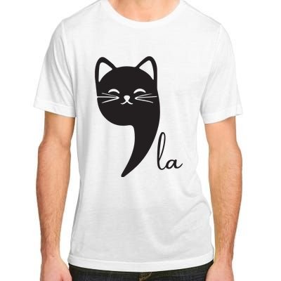 Funny Cat Comma La Kamala Harris For President 2024 Election Adult ChromaSoft Performance T-Shirt