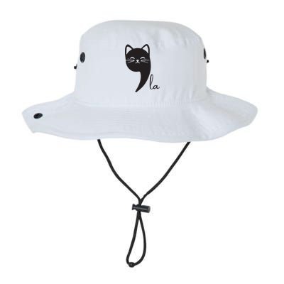 Funny Cat Comma La Kamala Harris For President 2024 Election Legacy Cool Fit Booney Bucket Hat