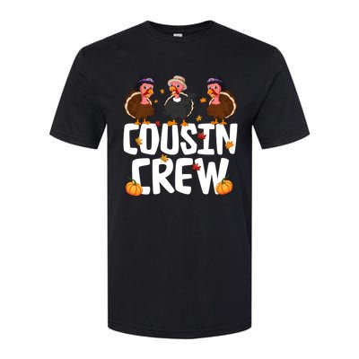 Funny Cousin Crew Turkey Thanksgiving Outfit Gift Softstyle® CVC T-Shirt