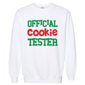 Funny Christmas Cookie Tester Garment-Dyed Sweatshirt