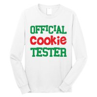 Funny Christmas Cookie Tester Long Sleeve Shirt