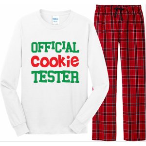 Funny Christmas Cookie Tester Long Sleeve Pajama Set