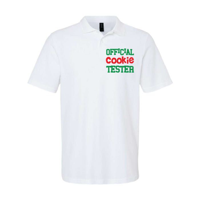 Funny Christmas Cookie Tester Softstyle Adult Sport Polo