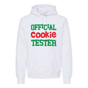 Funny Christmas Cookie Tester Premium Hoodie