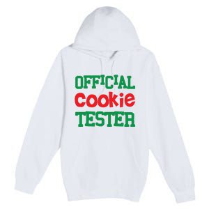 Funny Christmas Cookie Tester Premium Pullover Hoodie