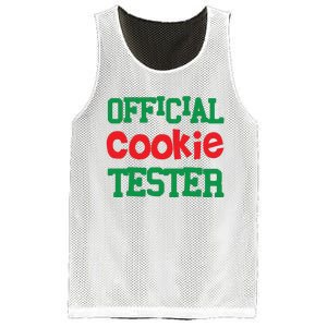 Funny Christmas Cookie Tester Mesh Reversible Basketball Jersey Tank