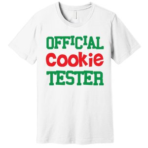 Funny Christmas Cookie Tester Premium T-Shirt