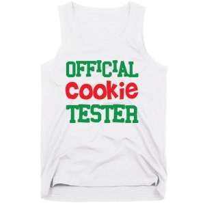 Funny Christmas Cookie Tester Tank Top