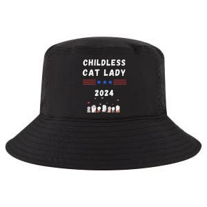 Funny Childless Crazy Cat Lady 2024 Crazy Cat Lady Funny Cool Comfort Performance Bucket Hat