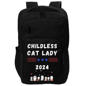 Funny Childless Crazy Cat Lady 2024 Crazy Cat Lady Funny Impact Tech Backpack