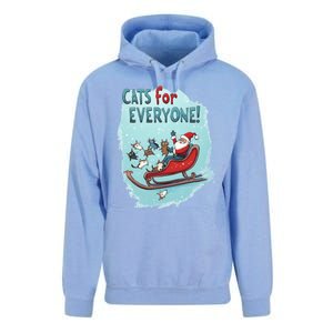 Funny Christmas Cats For Everybody Xmas Cat Santa Gift Unisex Surf Hoodie